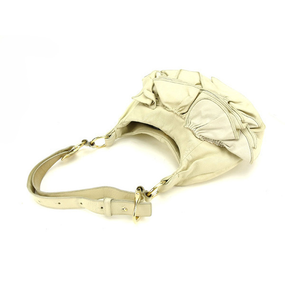 Yves Saint Laurent Naja Shoulder Bag Beige Gold - Picture 3 of 6